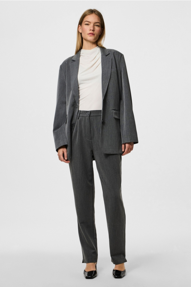 PCKAMIL HW ANKLE PANT NOOS BC 17155334 Dark Grey Melange